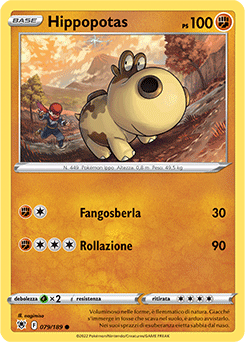 Hippopotas 079/189 Reverse NM (ITA)