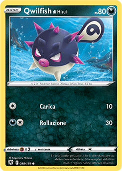 Qwilfish di Hisui 088/189 NM (ITA)