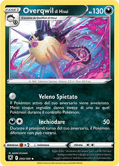 Overqwil di Hisui 090/189 Reverse NM (ITA)
