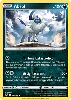 Absol 097/189 Holo NM (ITA)