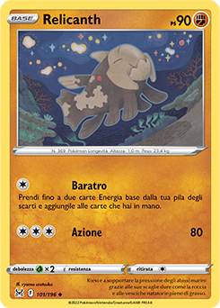 Relicanth 101/196 NM (ITA)