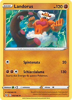 Landorus 105/196 Reverse NM (ITA)