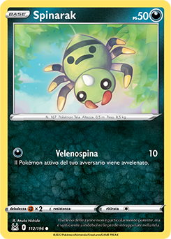 Spinarak 112/196 Reverse NM (ITA)