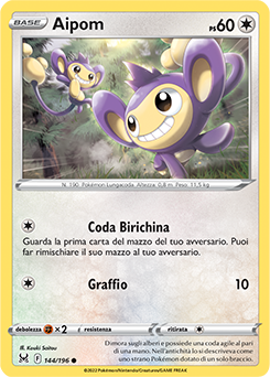 Aipom 144/196 Reverse NM (ITA)