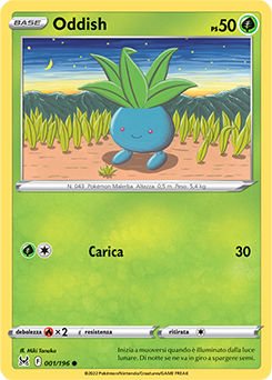 Oddish 001/196 Reverse NM (ITA)