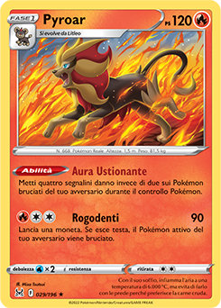 Pyroar 029/196 Reverse NM (ITA)