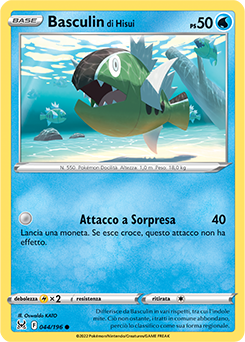 Basculin di Hisui 044/196 Reverse NM (ITA)
