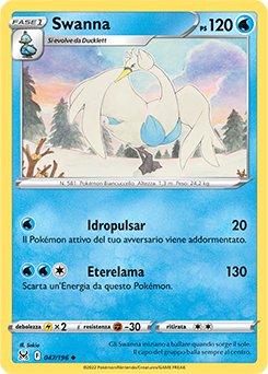 Swanna 047/196 Reverse NM (ITA)