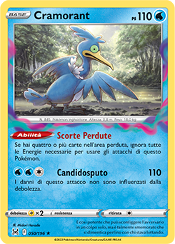 Cramorant 050/196 Reverse NM (ITA)