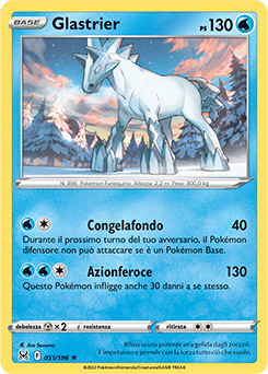 Glastrier 051/196 Reverse NM (ITA)