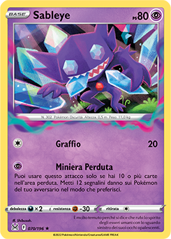 Sableye 채 070/196 Reverse NM (ITA)