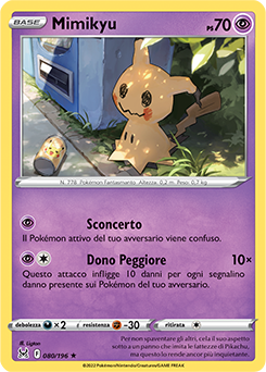 Mimikyu 080/196 Reverse NM (ITA)