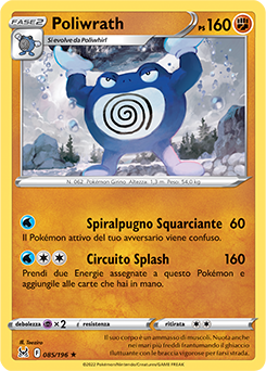 Poliwrath 085/196 Reverse NM (ITA)