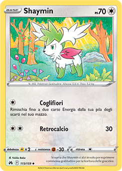Shaymin 115/159 Reverse NM (ITA)