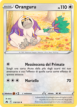 Oranguru 119/159 Reverse NM (ITA)