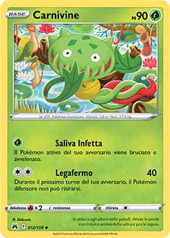 Carnivine 012/159 Reverse NM (ITA)