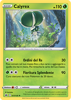 Calyrex 017/159 Reverse NM (ITA)