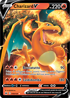 Charizard-V 018/159 NM (ITA)