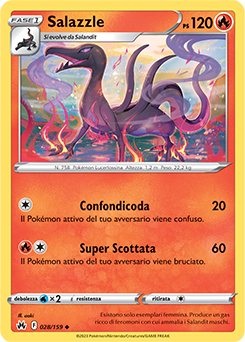 Salazzle 028/159 Reverse NM (ITA)