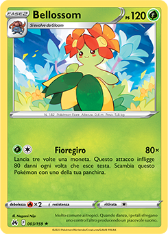 Bellossom 003/159 Reverse NM (ITA)