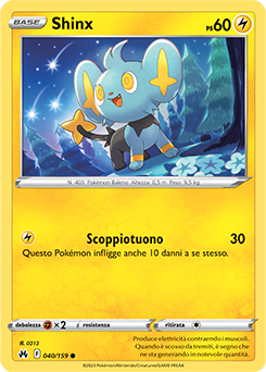 Shinx 040/159 Reverse NM (ITA)
