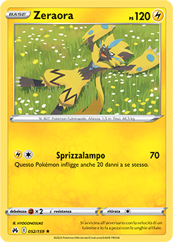 Zeraora 052/159 Reverse NM (ITA)