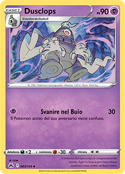 Dusclops 063/159 Reverse NM (ITA)