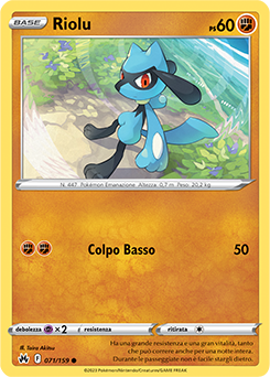 Riolu 071/159 Reverse NM (ITA)