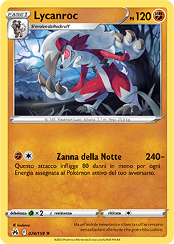 Lycanroc 074/159 Reverse NM (ITA)