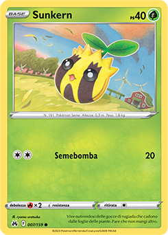 Sunkern 007/159 Reverse NM (ITA)