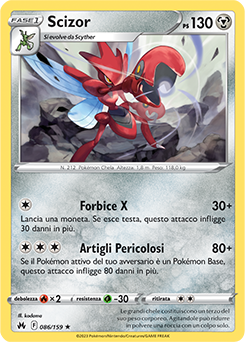 Scizor 086/159 Reverse NM (ITA)