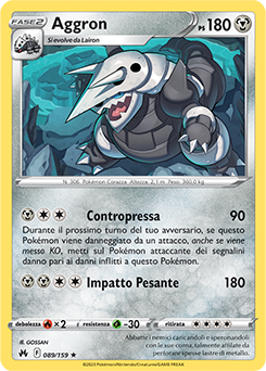 Aggron 089/159 NM (ITA)