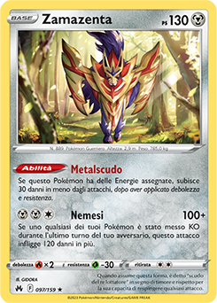 Zamazenta 097/159 Reverse NM (ITA)