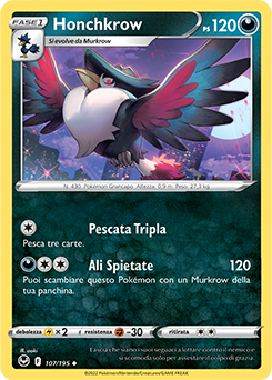 Honchkrow 107/195 Reverse NM (ITA)