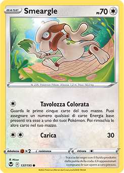 Smeargle 137/195 Reverse NM (ITA)