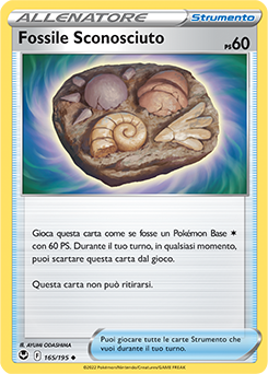 Fossile Sconosciuto 165/195 Reverse NM (ITA)