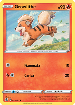 Growlithe 019/195 Reverse NM (ITA)