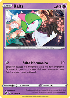 Ralts 067/195 Reverse NM (ITA)