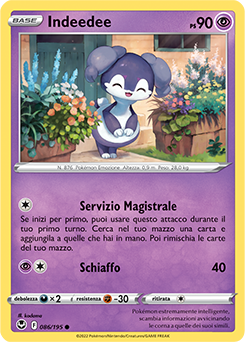 Indeedee 086/195 Reverse NM (ITA)