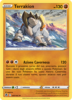 Terrakion 097/195 Reverse NM (ITA)