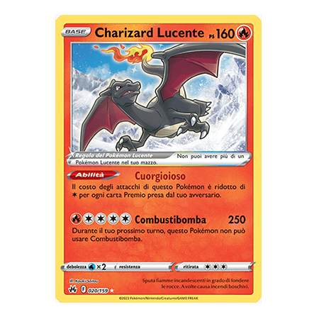 Charizard Lucente 020/159 (ITA)