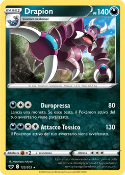 Drapion 122/202 Reverse NM (ITA)