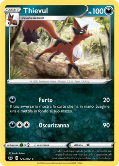 Thievul 126/202 Reverse NM (ITA)