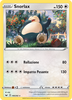 Snorlax 140/202 NM (ITA)