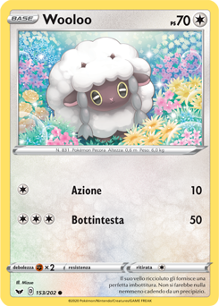 Wooloo 153/202 Reverse NM (ITA)