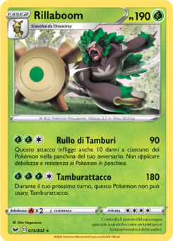 Rillaboom 015/202 Reverse NM (ITA)