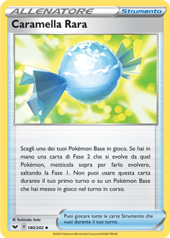 Caramella Rara 180/202 Reverse NM (ITA)