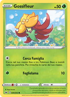 Gossifleur 020/202 Reverse NM (ITA)