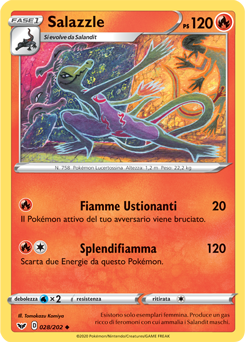 Salazzle 028/202 Reverse NM (ITA)
