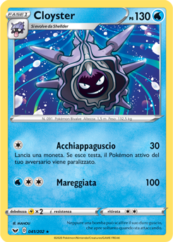 Cloyster 041/202 NM (ITA)